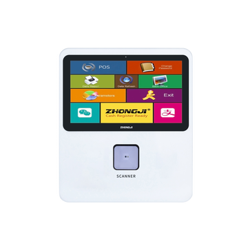 ZHONGJI® A12C Cash Register 15.6"Capacitive Screen Price Checker PC Machine for Retail Store/Supermarkets